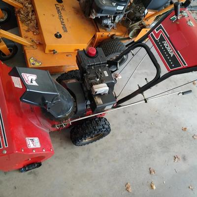 Working Snow Thrower