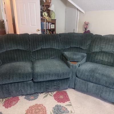 Sale Photo Thumbnail #53: Sectional sofa with pull out bed and recliner