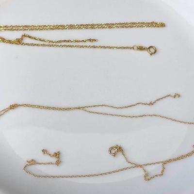 10K Broken Gold Chains