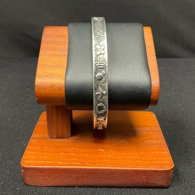 Sterling Silver Vintage James Avery Bangle - Retired