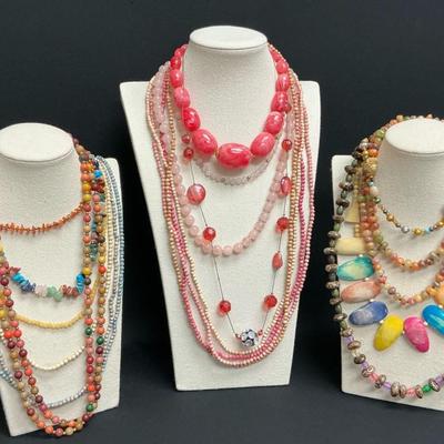 Colorful Beaded Necklaces 