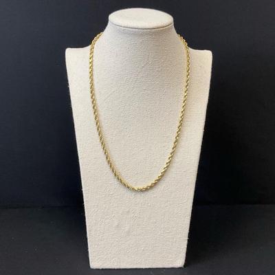 10K Gold Rope Chain