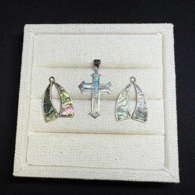Sterling Silver Abalone 