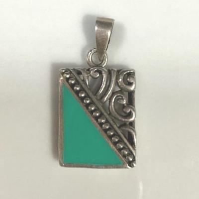 Sterling 925 Pendant With Stone
