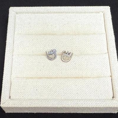 Sterling Silver Earrings - Small Birds