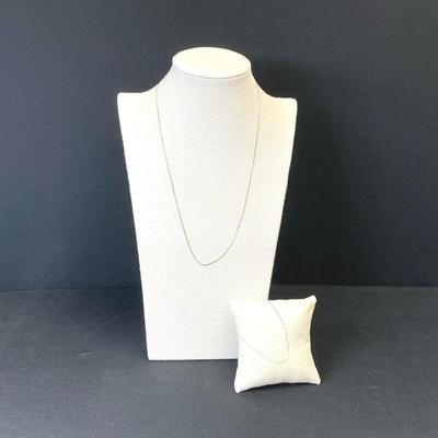14K Chain And Bracelet 