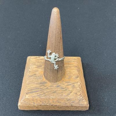 Sterling Silver Frog Ring