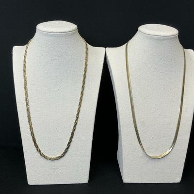 A Pair Of Gold Chains