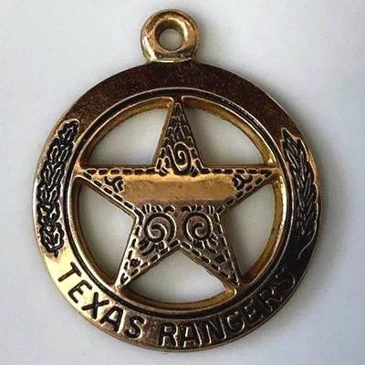 10K Gold Filled Texas Rangers Pendant 