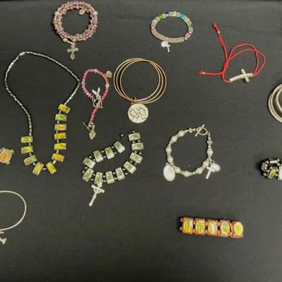 Religious Bracelets and Necklace