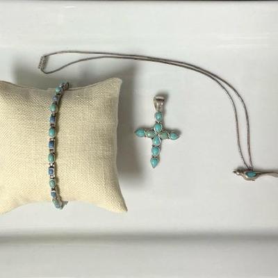 925 Sterling Silver Cross Pendant, Bracelet And More