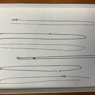 Sterling Silver Broken Chains