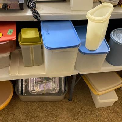 Lots of Tupperware
