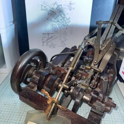 1858 Patent Model – A rare piece of American ingenuity in early upholstery machinery!”
