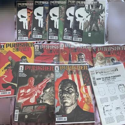 Marvel MAX Comics – Punisher Soviet Complete Series + Punisher The Platoon (Issues #2–6 + Special Va