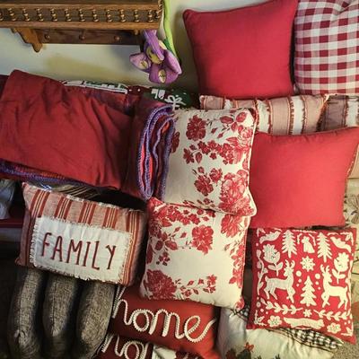 Holiday Pillows • Blankets • Craft Items • String Lights