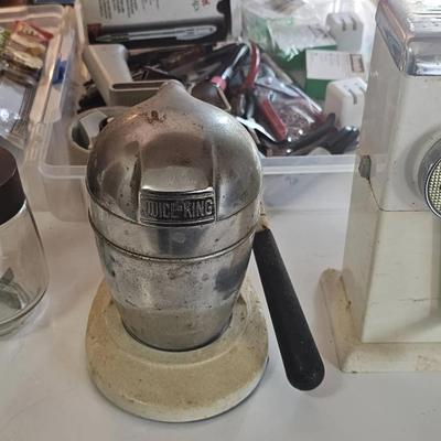 Vintage Juiceking, Chopper & Ice Crusher. 