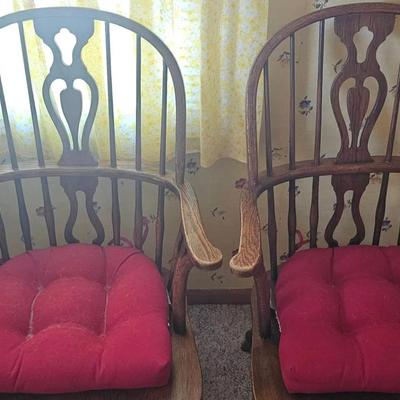 3 Vintage Wooden Chairs