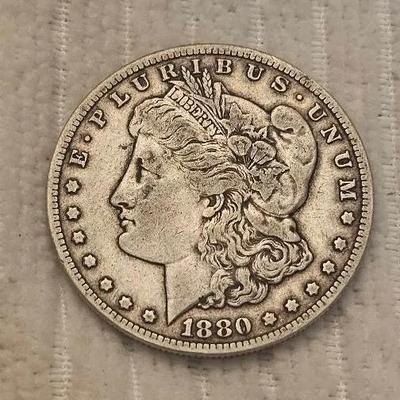 1880 CC Carson City Silver Dollar $1 Coin