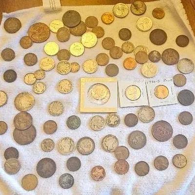 Silver Coins - Indian Heads - Proof Coins - Foreign Coins