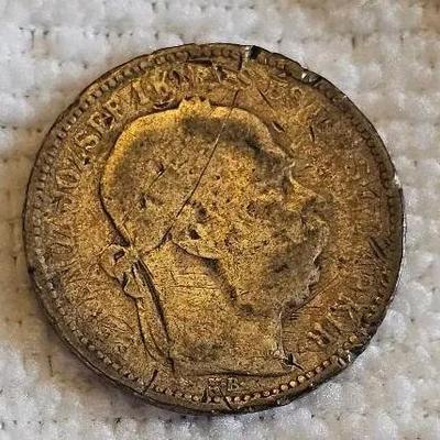 1895 Austria-Hungary 1 Korona Silver Coin