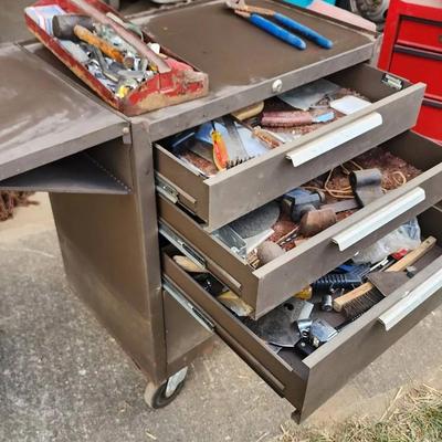 Kennedy Toolbox w/ Tools inside Included. 28x18x35"