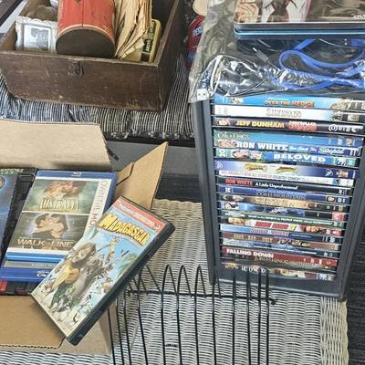 DVDs - VHS Tapes - Phone Chargers