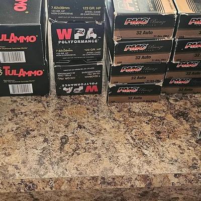 7.62 X 39 Tulamo & WPA / PMC 32 AUTO Ammo