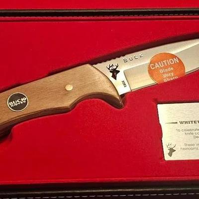 Whitetail Deer Collectible 728 BUCK KNIFE Never Used in Case