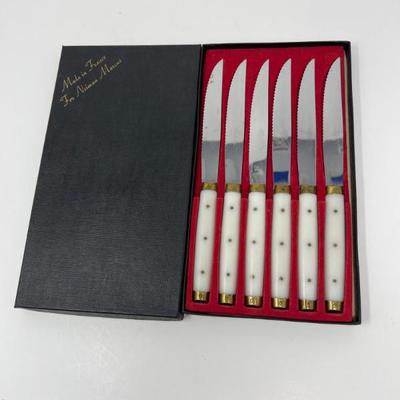 Vintage Set of Six Neiman Marcus Cutlery Utensils - Made in France