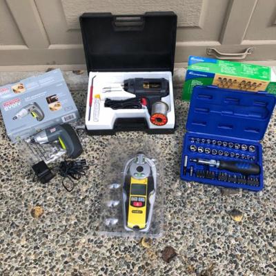 Soldering Kit, Screwdrivers & Laser Level – Compact Tool Assortment