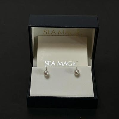 Sea Magic Mikimoto Pearl Studs 
