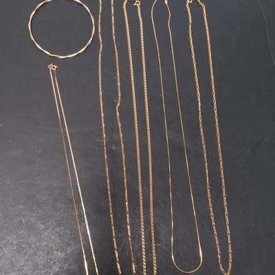 Chains Stamped 14K