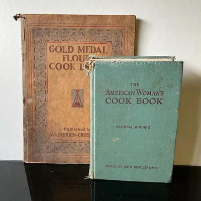 Gold Medal Flour Cookbook c 1910/The American Woman Cookbook 1954