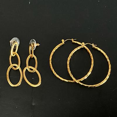 Gold Tone Earrings