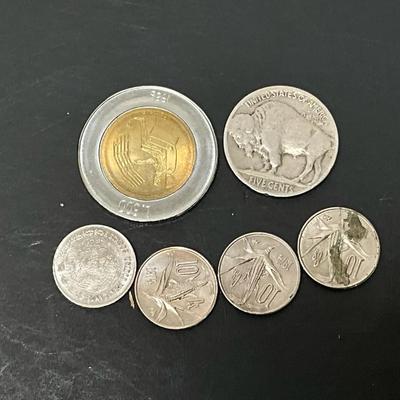 Buffalo Nickle and Other Coins