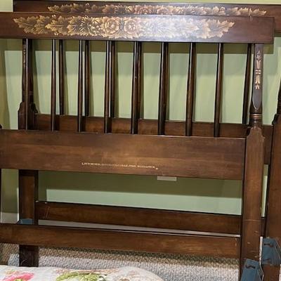 Sale Photo Thumbnail #40: Original Hitchcock twin headboards Vintage
