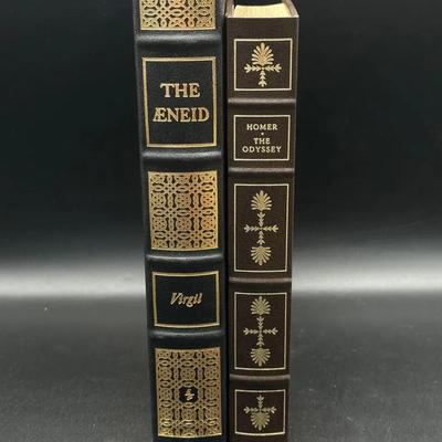 Epic Classics Leather Bound Books – Homer’s The Odyssey & Virgil’s The Aeneid