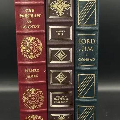 19th Century Masters Leather Bound Classic Books – James, Thackeray, Conrad