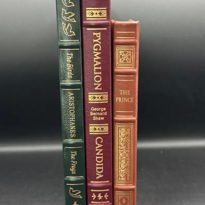 Political & Satirical Classics – Leather Bound Books – Aristophanes, Shaw, Machiavelli