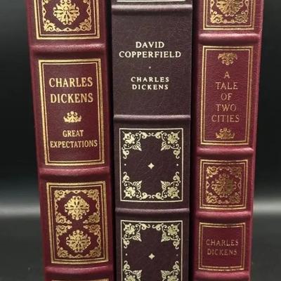 Charles Dickens Leather Bound Classics – David Copperfield, Great Expectations, A Tale of Two Cities