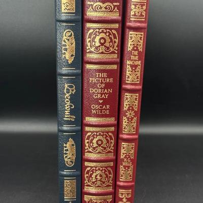 Classic Fantasy & Gothic Literature Leather Bound Books – Wilde, Wells, Beowulf