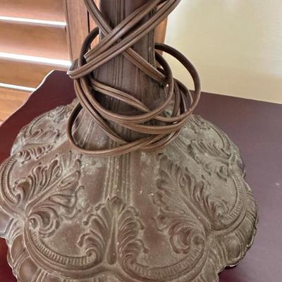 trunk of vintage lamp