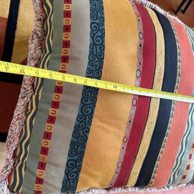 two pillows 24 x 24 inches 