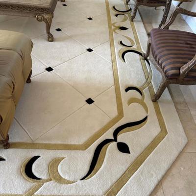 hexagon rug 165 x 164