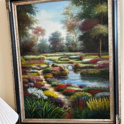 Signed art on canvas