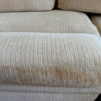 slight discoloration 