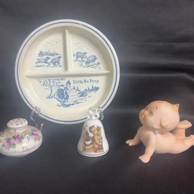 Vintage Lefton Kewpie Doll & More 
