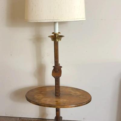 Adjustable Height Table Floor Lamp