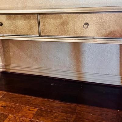 Ethan Allen Mirrored Entryway Table